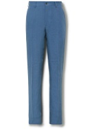 Anderson & Sheppard - Linen Trousers - Blue