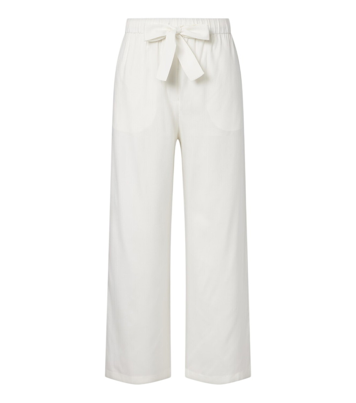 Photo: Toteme Silk wide-leg pants