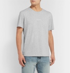 NN07 - Ethan Printed Mélange Pima Cotton-Jersey T-Shirt - Gray