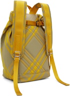 Burberry Yellow Roll Backpack