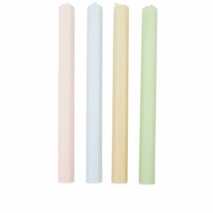 Photo: HAY Hexagon Candle - Set of 4 in Fresh 