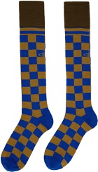 Vivienne Westwood Blue Check Socks