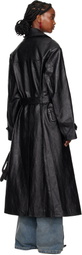 LU'U DAN Black Jiman Leather Coat