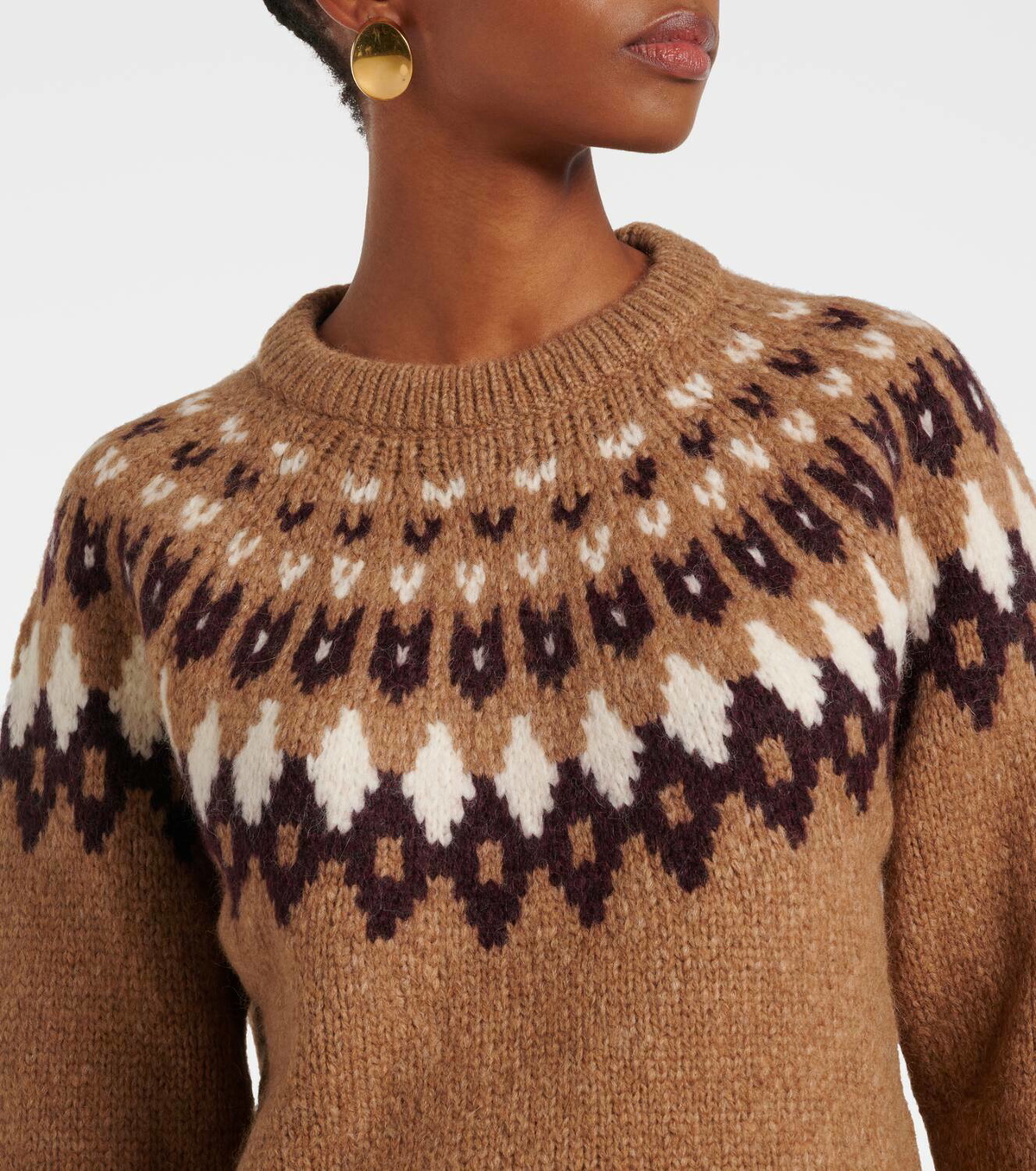 Veronica Beard Anne Fair Isle alpaca-blend sweater Veronica Beard