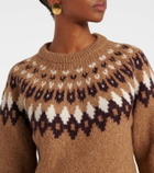 Veronica Beard Anne Fair Isle alpaca-blend sweater