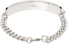 A.P.C. Silver Darwin Chain Bracelet