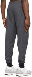 Paul Smith Grey Cotton Rib Lounge Pants