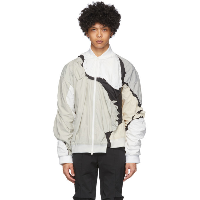 Post Archive Faction PAF Grey and White 3.0 Left Jacket Post