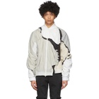 Post Archive Faction PAF Grey and White 3.0 Left Jacket