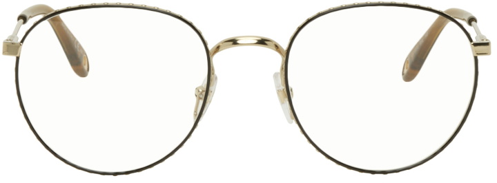 Photo: Givenchy Gold & Black GV 0072 Glasses