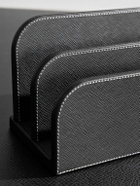 Montblanc - Cross-Grain Leather Letter Rack
