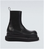 Rick Owens Moody Island Dunk leather boots