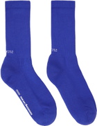 SOCKSSS Two-Pack White & Blue Socks
