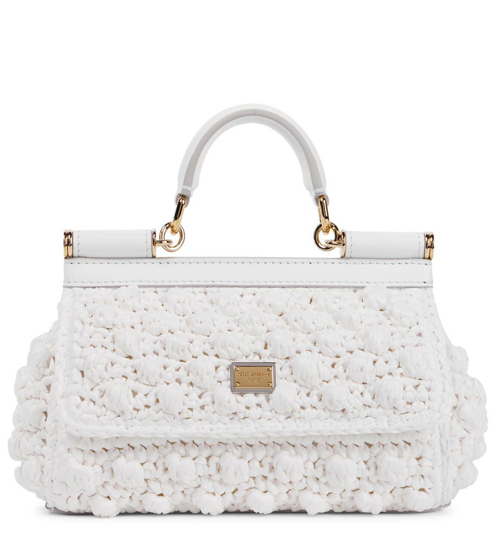 Photo: Dolce&Gabbana Bridal Sicily Small crochet tote