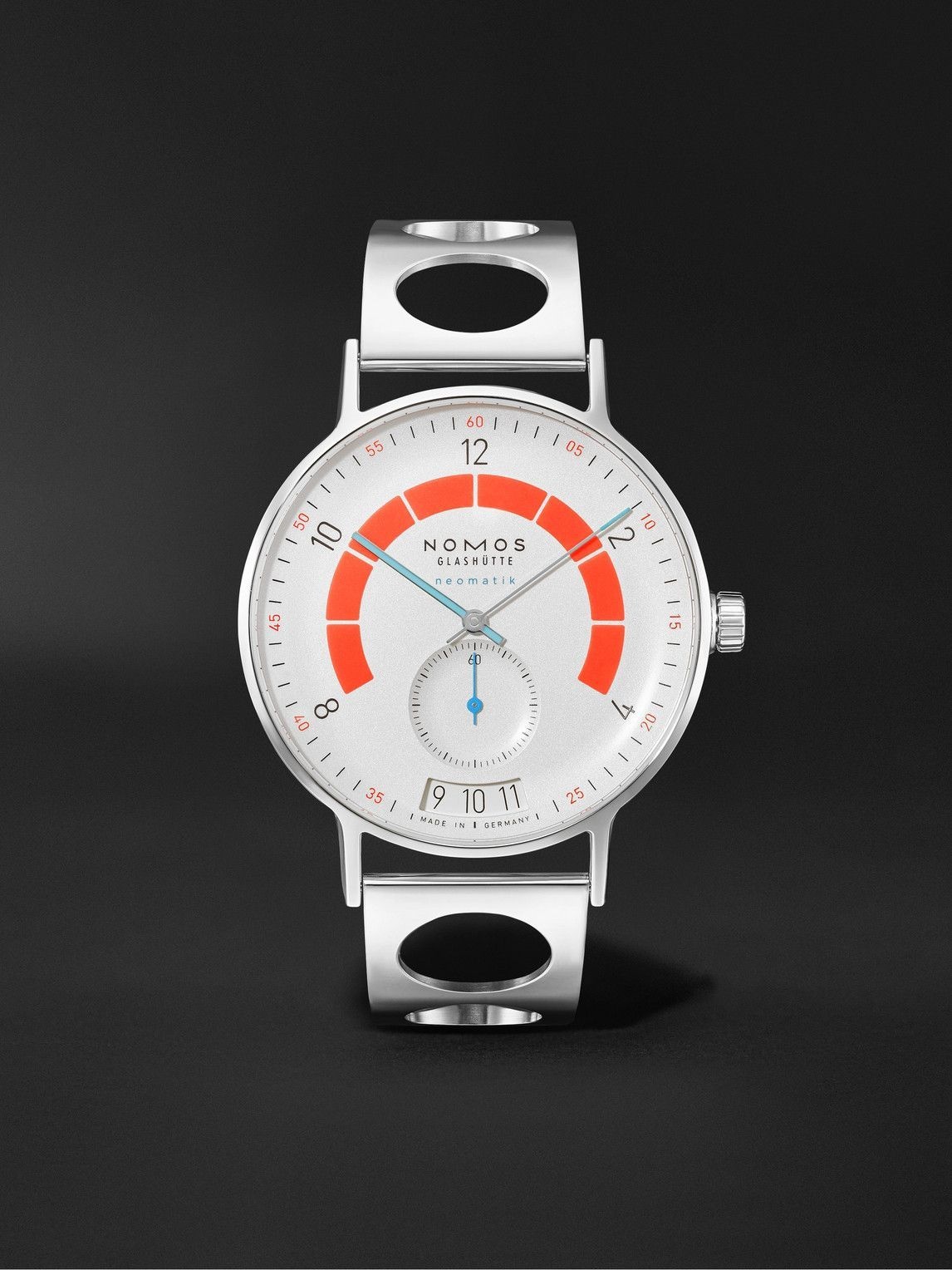 Photo: NOMOS Glashütte - Autobahn Director's Cut A3 Limited Edition Automatic 41mm Stainless Steel Watch, Ref. No. 1301.S1