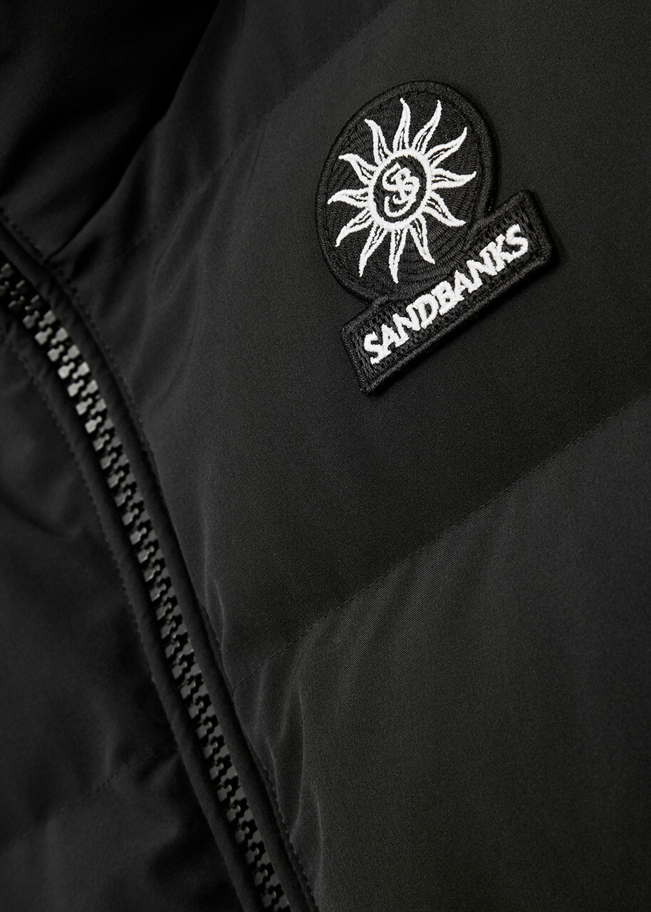 Sandbanks Explorer Quilted Shell Gilet Black