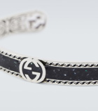 Gucci - Interlocking G sterling silver arm cuff