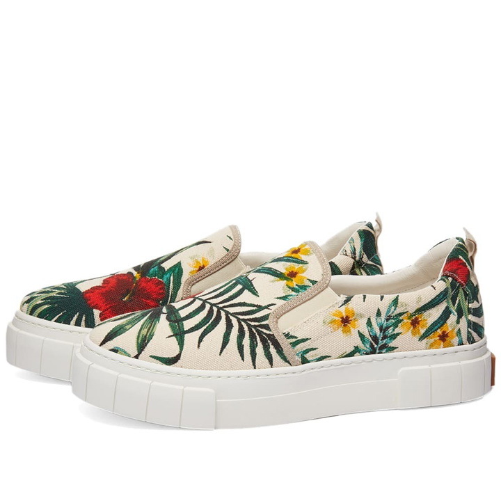 Photo: Good News Men's Yess Sneakers in White Floral