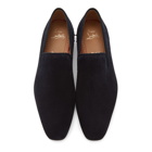 Christian Louboutin Navy Marquees Loafers