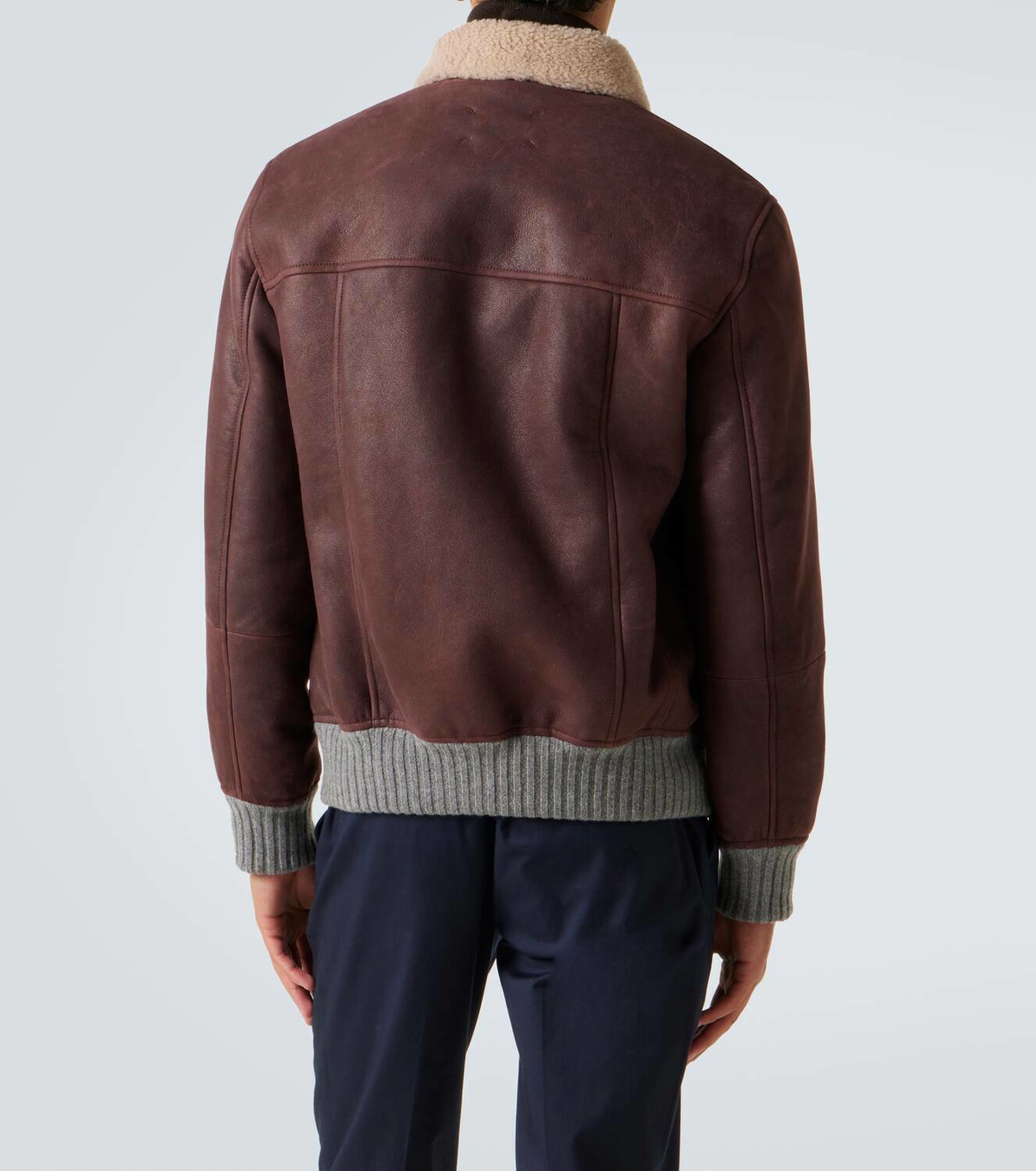 【関税＆送料込み】Brunello Cucinelli Leather Jackets Brunello Cucinelli // Leather Zip Jacket – VSP Consignment