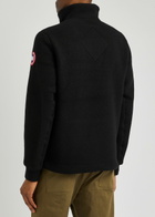 Canada Goose Lawson Half-zip Wool-blend Fleece Sweatshirt Black