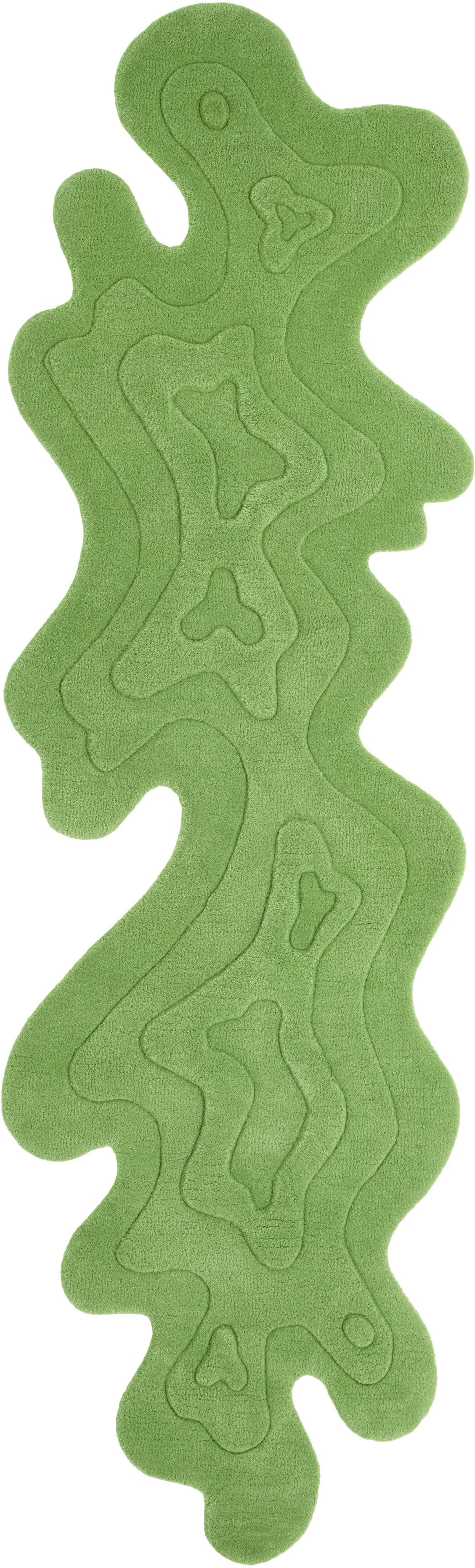 Mush Studios SSENSE Exclusive Green Large Selkie Runner Rug