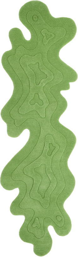 Photo: Mush Studios SSENSE Exclusive Green Large Selkie Runner Rug