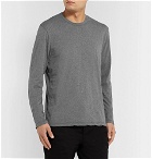 James Perse - Mélange Cotton and Cashmere-Blend Jersey T-Shirt - Gray