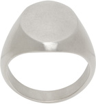 MM6 Maison Margiela Silver Signet Ring