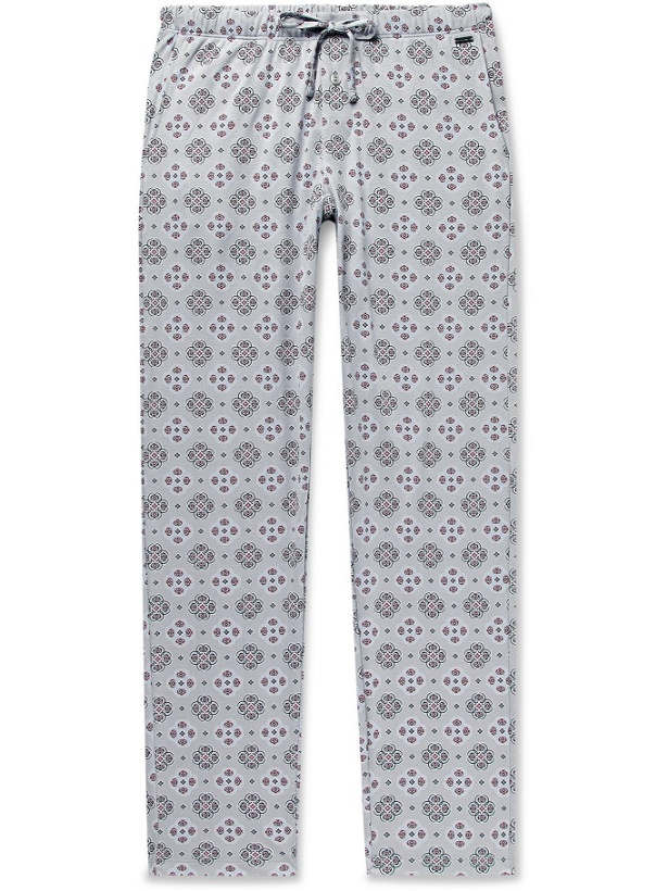 Photo: Hanro - Night & Day Printed Cotton Pyjama Trousers - Gray - M
