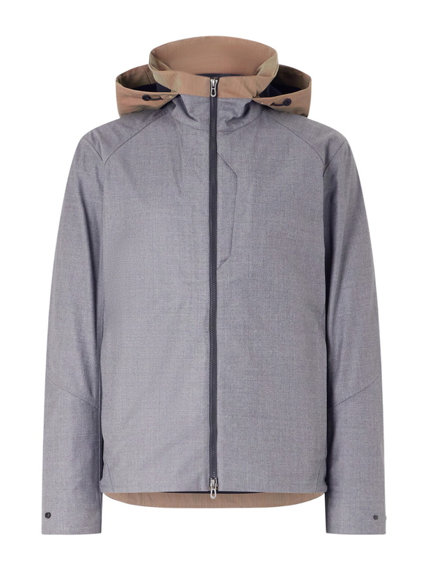 Photo: SEASE - Summer Balma Virgin Wool Hooded Jacket - Gray