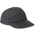 Officine Générale - Worsted Wool-Flannel Baseball Cap - Gray