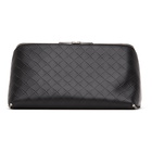 Bottega Veneta Black Intrecciato Toiletry Pouch