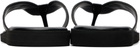 BOSS Black Embossed-Logo Flip-Flops