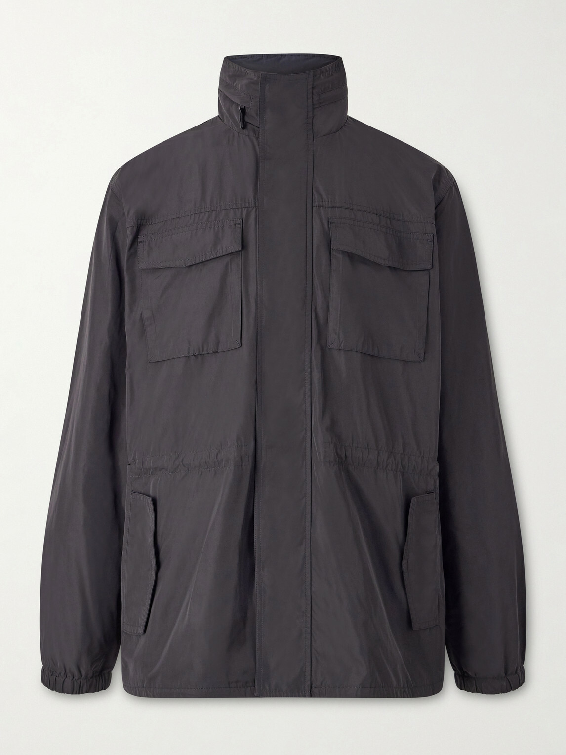 James Perse - Zipped Windbreaker Jacket - Black
