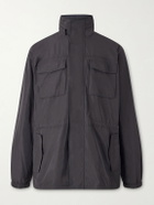 James Perse - Zipped Windbreaker Jacket - Black