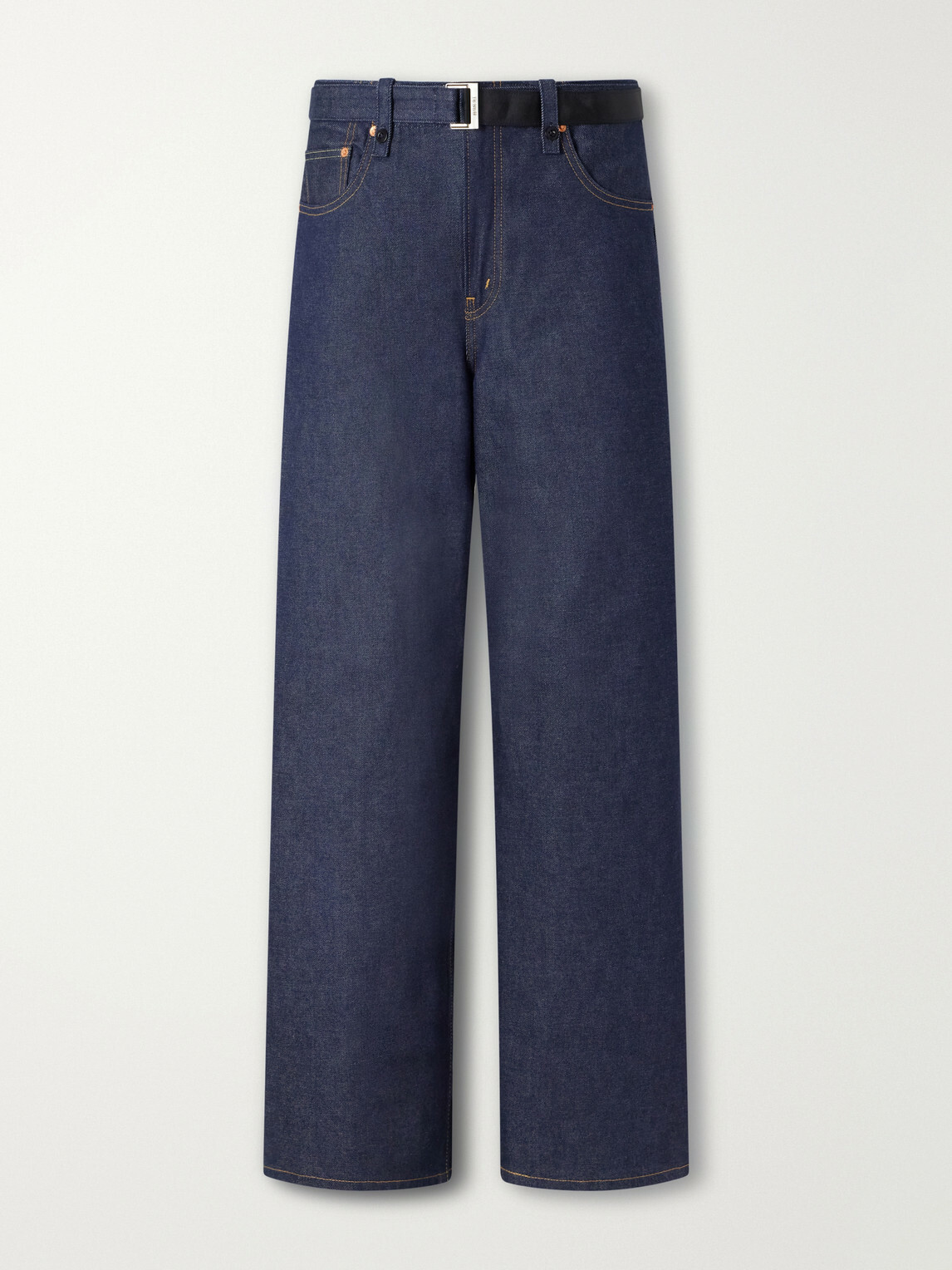 Sacai - Levi's Wide-Leg Belted Jeans - Blue