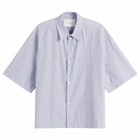 Studio Nicholson Men's Sanko Boxy Shirt in Grey/Brown