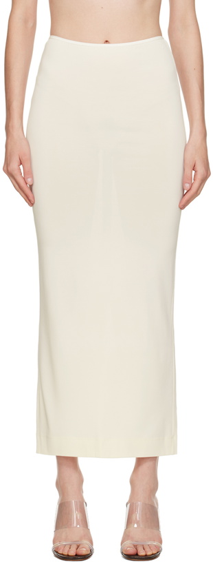 Photo: ÉTERNE Off-White Emma Maxi Skirt