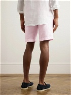Boglioli - Straight-Leg Pleated Linen Shorts - Unknown