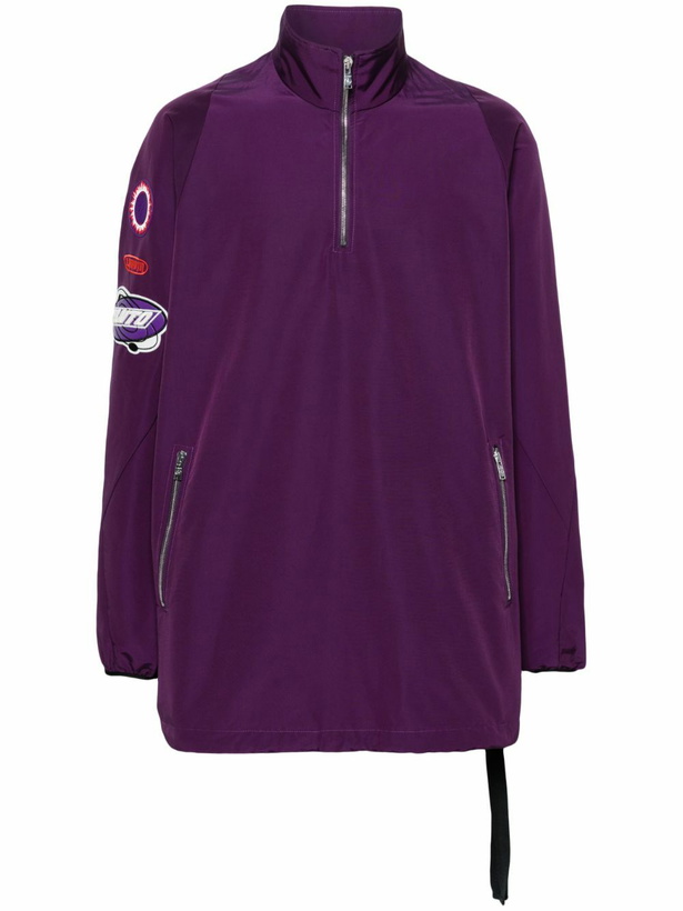Photo: Lanvin Purple Pluto Half-Zip Windbreaker