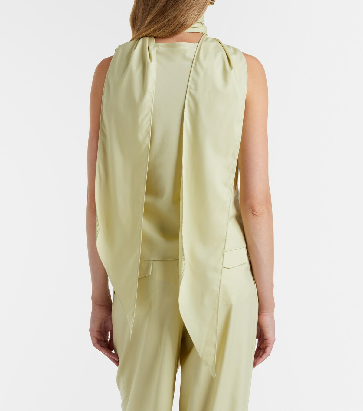 Aya Muse Olena scarf-detail top