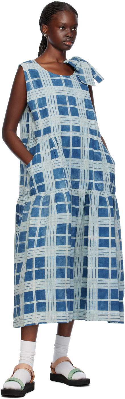 Story mfg. Blue Alice Midi Dress