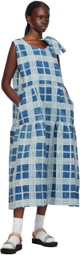 Story mfg. Blue Alice Midi Dress
