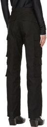 GmbH Black Ripstop Double Zip Cargo Pants