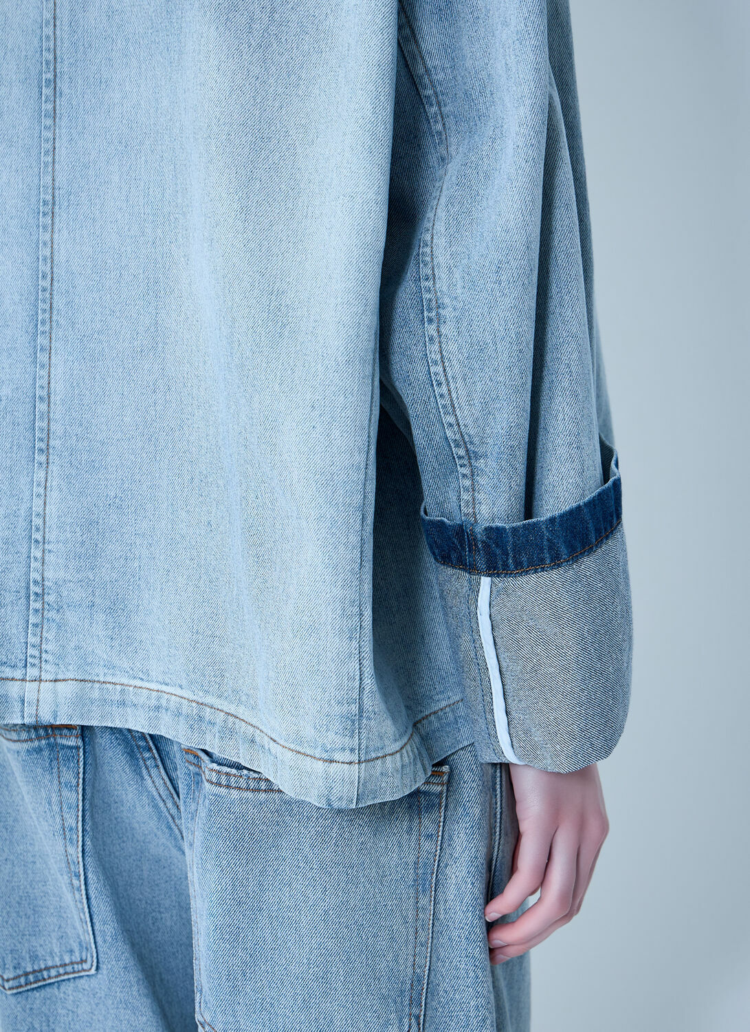 MM6 Maison Margiela Oversized Denim Peacoat