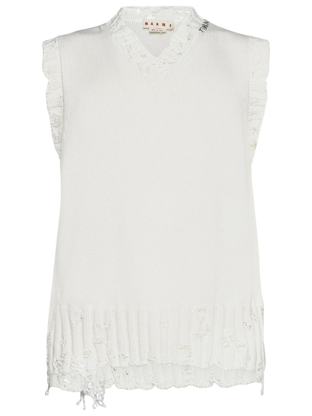 Photo: Marni Logo Cotton Vest