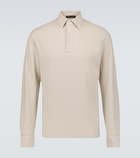 Loro Piana - Cotton long-sleeved polo sweater