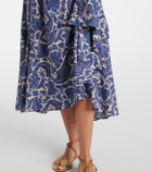 Ulla Johnson Sabina printed cotton-blend maxi skirt