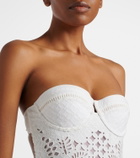 Zimmermann Indra embroidered swimsuit